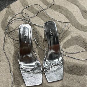 SILVER METALLIC SANDALS
BILLINI
